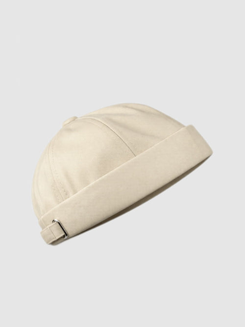 Gorro docker Muslimu de algodón en beige