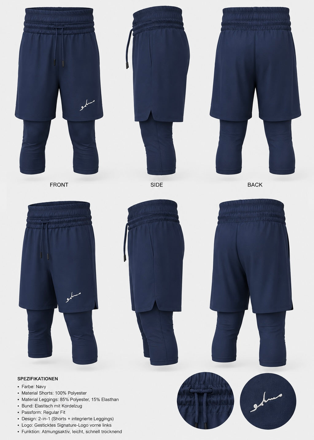 Muslimu Awrah Performance Shorts