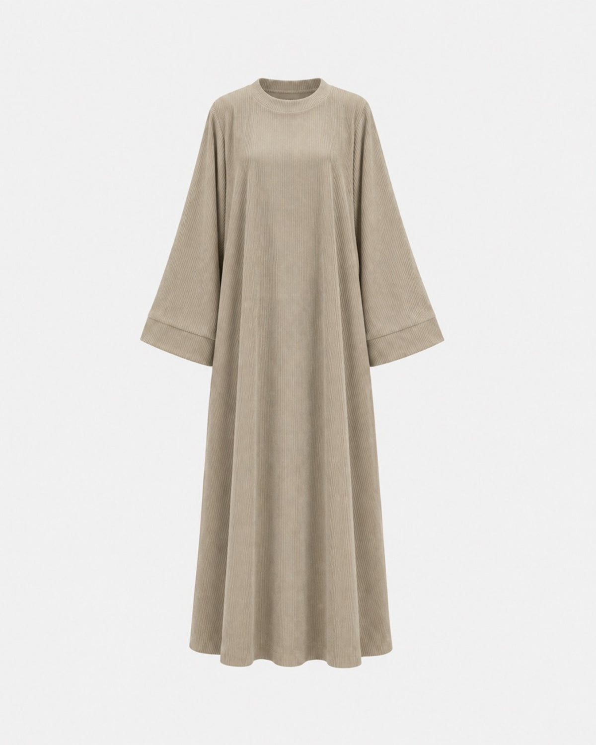 Abaya larga de pana para invierno
