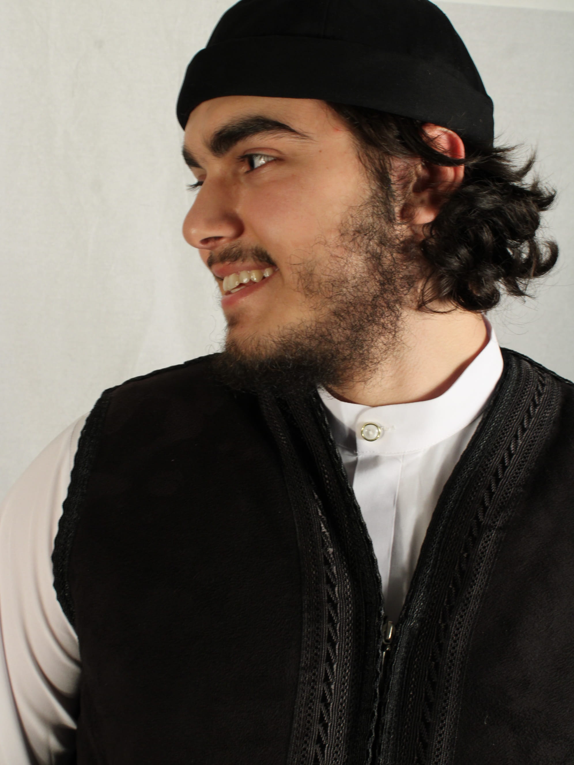 Farwa Weste mit Innenfutter Schwarz 