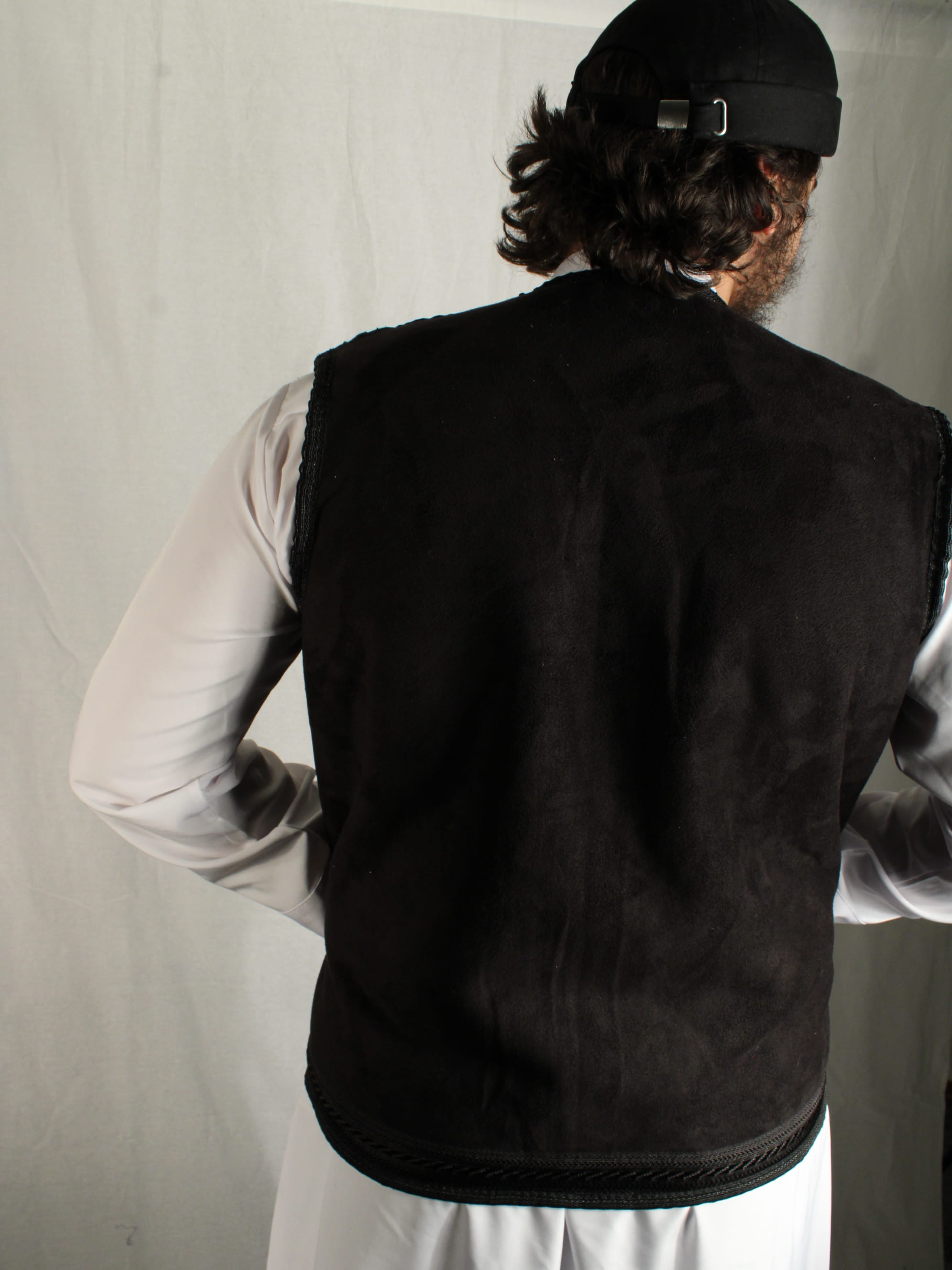 Farwa Weste mit Innenfutter Schwarz 