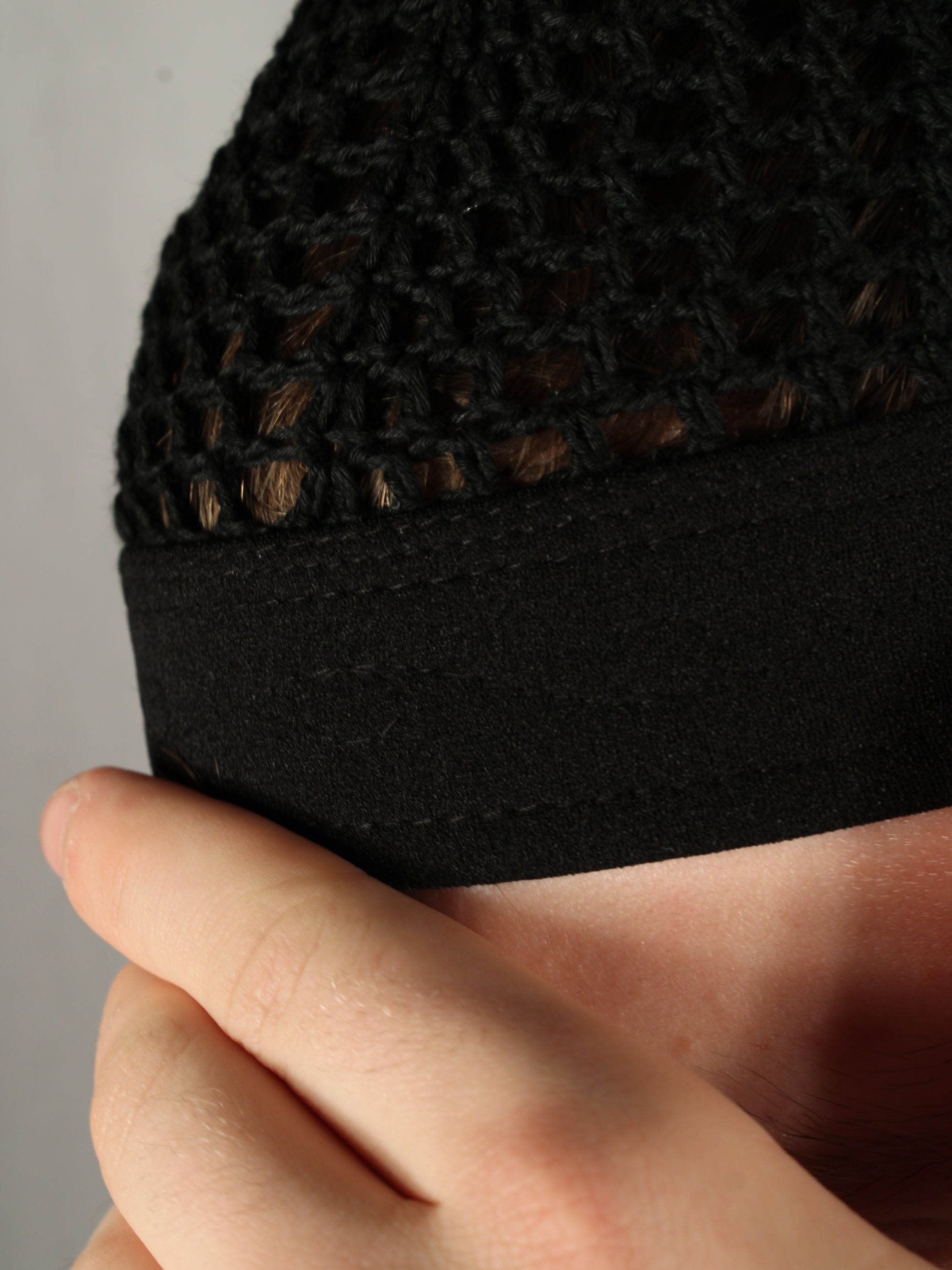 Ägyptische Mütze Kuffi Schwarz 