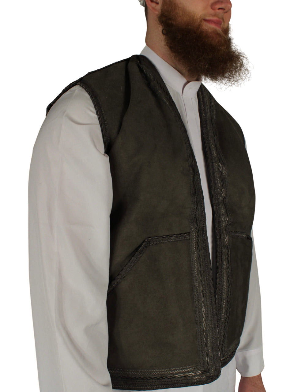 Farwa Weste mit Innenfutter Grau