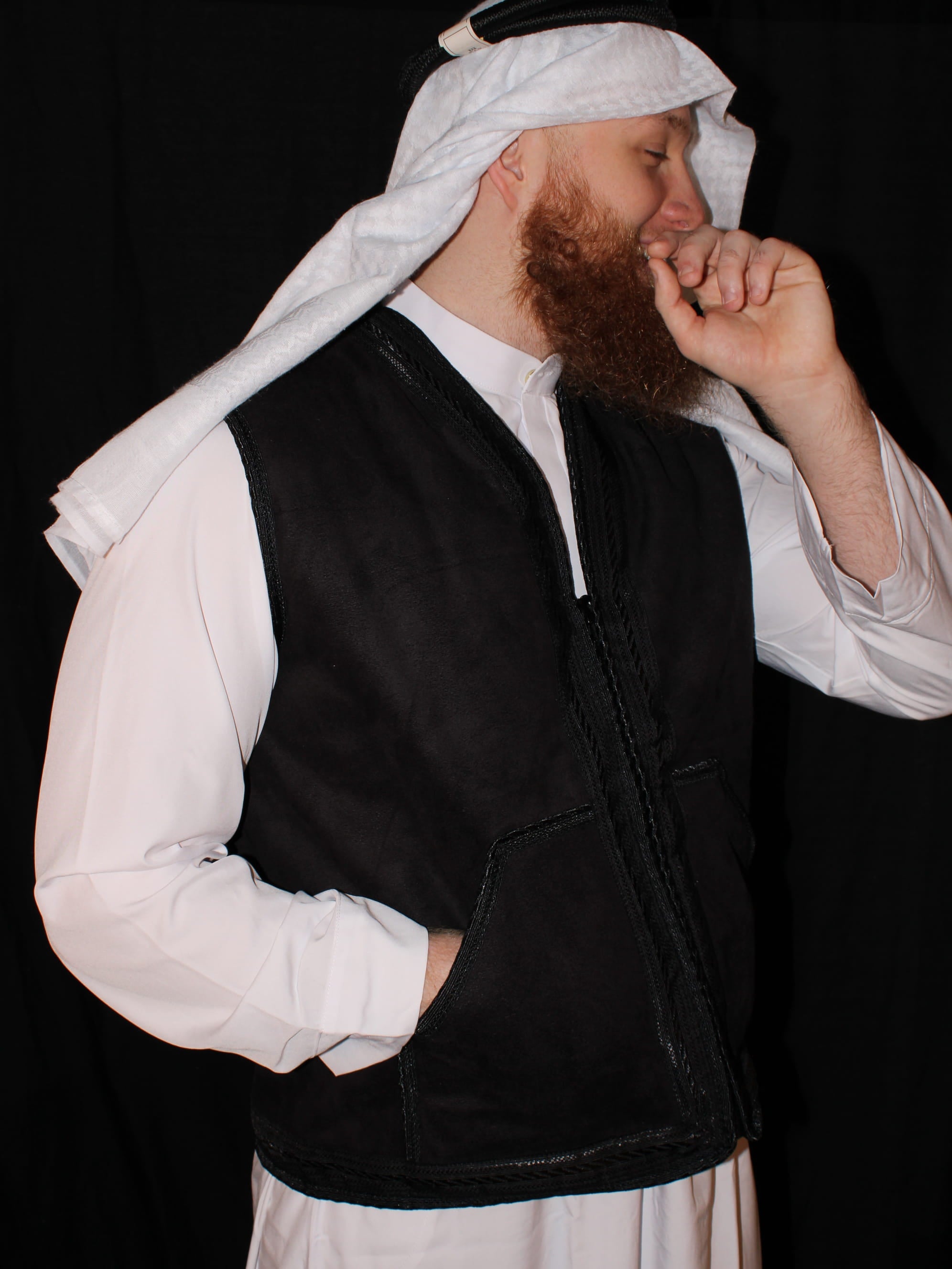 Farwa Weste mit Innenfutter Schwarz 