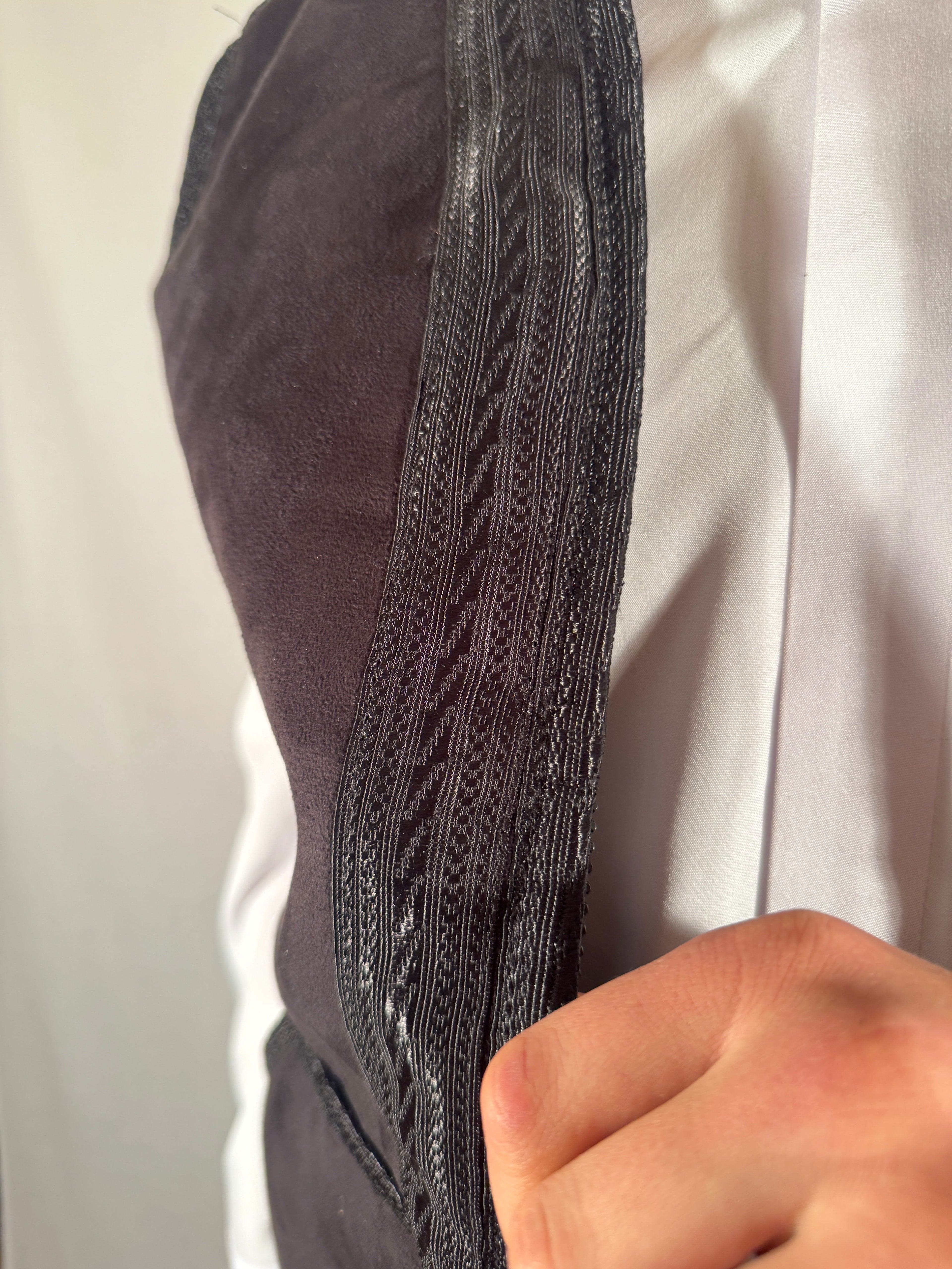 Farwa Weste mit Innenfutter Schwarz 