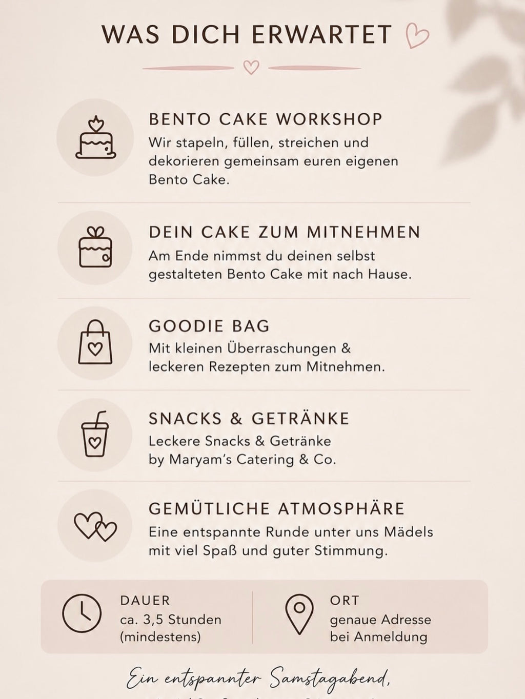 Bento Cake Workshop