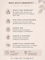 Bento Cake Workshop