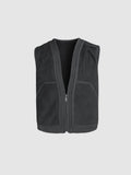 Farwa Weste mit Innenfutter Grau