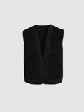 Farwa Weste mit Innenfutter Schwarz 